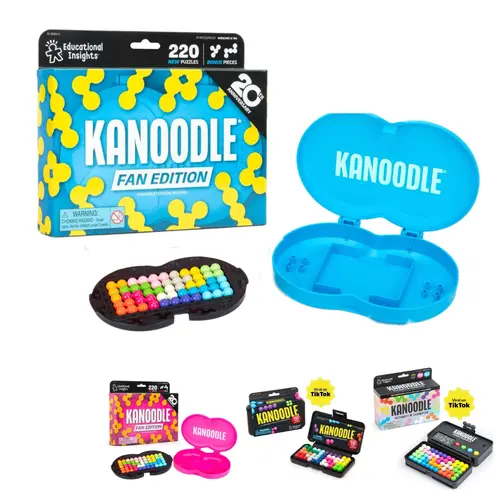LIMITED EDITION Educational Insights Kanoodle Fan Edition –20th Anniversary Limited Puzzle Game, party game, Logic Game, Brain Teaser, Travel Game, Collectible, Critical Thinking Skills