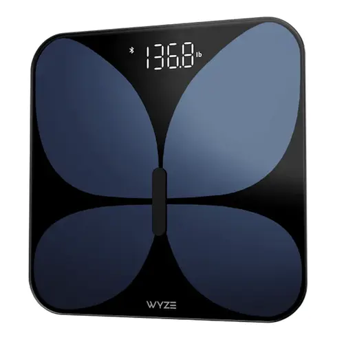 Wyze Scale X — Bluetooth Smart Weight Scale w/ ITO Glass for Body Composition Measurements (Weight Loss, BMI, Fat, Water, Muscle Mass etc.)