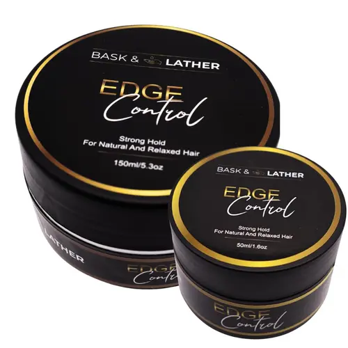 STRONG HOLD- THICK EDGES- EDGE CONTROL BASK AND LATHER Gel Haircare strong  edge