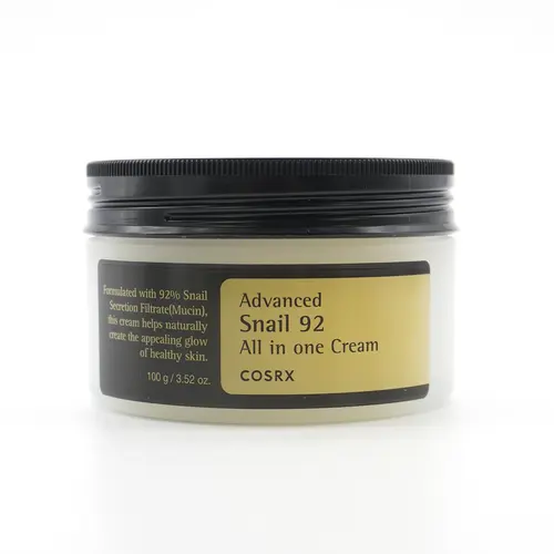 COSRX Advanced Snail 92 All-In-1 Cream (3.5oz) - Lightweight, Hydrating Snail Mucin Moisturizer for Sensitive Adults, Boosts Moisture, Supports Self-Care, Promotes Radiant Complexion
