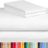 LuxClub Cooling Bed Sheet Set for Hot Sleepers — 4-Piece Hotel Quality Moisture Wicking Microfiber Sheets with Deep 18" Pockets, Wrinkle Free, OEKO-TEX Certified (California/ Split/ King/ Queen/ Full/ Twin XL/ Twin), Breathable Sheet Set, Performance Shee