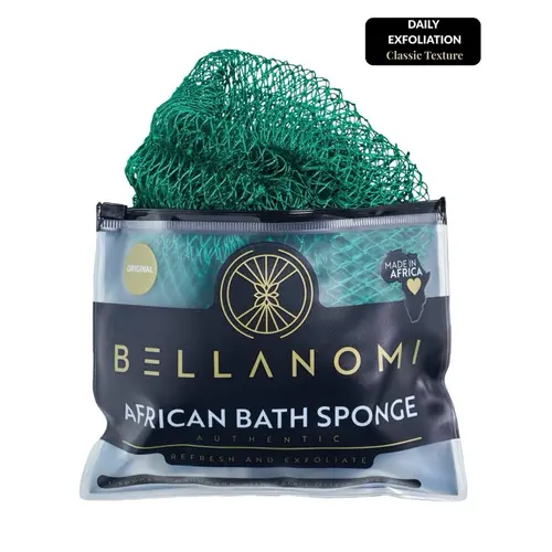 African Exfoliating Net Sponge, Authentic Ethically Sourced from Nigeria Body Scrubber