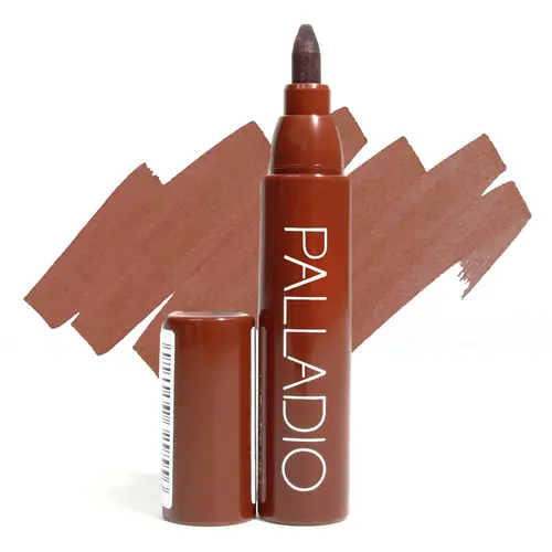 Palladio Lip Stain Cosmetic - Gentle, Lightweight, Flawless Beauty Product with Hydrating Waterproof Formula, Matte Color, Long-Lasting Wear, Smudge-Proof Natural Finish, Precise Chisel-Tip Marker, Subtle Fragrance, Gluten Free, Vegan Friendly