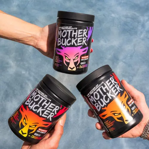 Bucked Up Mother Bucker Pre-Workout [20 Servings] - Intense Muscle Supplement with Beta-Alanine & Caffeine for Elite Athletes