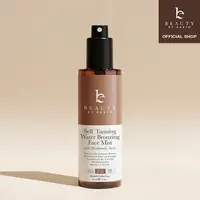 Beauty by Earth Self Tanning Water Bronzing Face Mist - Hydrating Hyaluronic Acid Face Tanner for Streak-Free Moisturizing Sunless Bronze USA Made for Sunless Tanning Bronzed Glow Cruelty Free