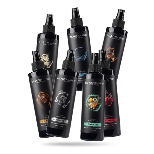 BLACKLINE 8oz Car Air Freshener Spray Bottle - Modern Aquatic Scent, 1-2 Day Long-Lasting, Safe Non-Toxic Odor Eliminator, Interior Auto Accessories, For Daily Use & Special Occasions, Car Scents