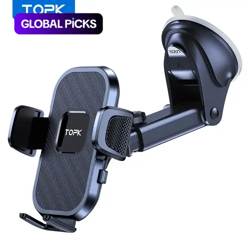 Car Cell Phone Holder with Hook, 360° Rotating Air Vent Mount, Universal Smartphone Holder Compatible with iPhone, Samsung, Huawei, Xiaomi and More, Car Cellphone Mount, Phone Holder for Car, Car Accessories, Car Gadgets #GLOBAL PICKS