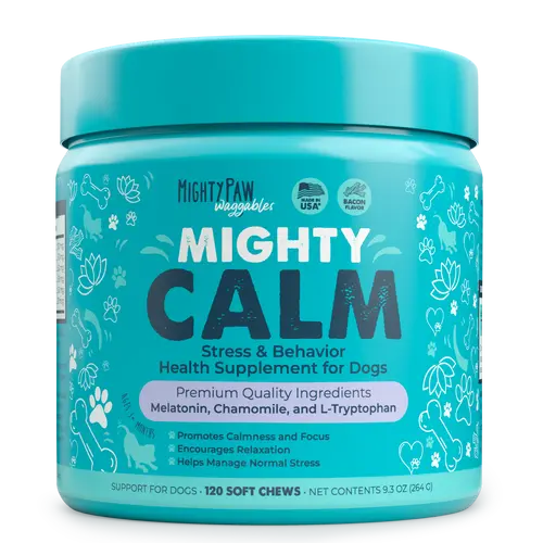 Mighty Calm Chews for Dogs: Soothing Stress and Calming Support in Every Bite /  Supplements