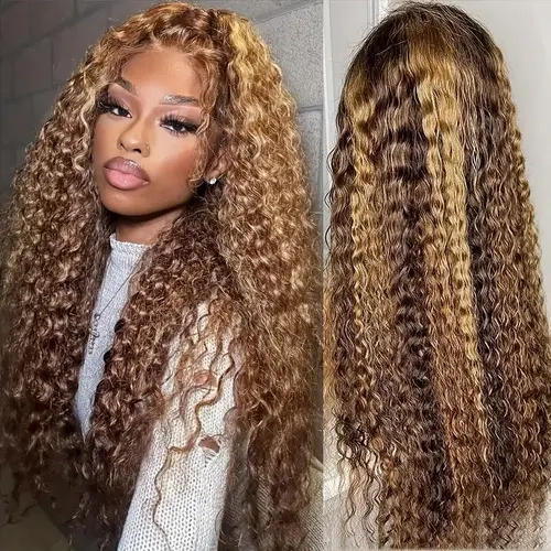 ISEE Wear Go Human Hair Lace Closure Wig, Pre Cut 4*6 Lace Closure, 180% Density Middle-Long Deep Wave, Glueless, Adjustable, Natural Looking, Beginner-Friendly Gift for Girlfriends, Natural Looking Wigs, Pre Cut Wigs