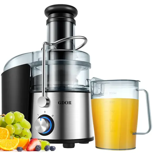 High-Power Compact 2-Speed Centrifugal Juicer Machine, 800/1200/1300W Motor, 2.5/3/3.2in Feed Chute, Titanium-Enhanced Cut Disc, Kitchen Accessory for Summer Use, 2-Speed Centrifugal Juicers, Compact Centrifugal Juicers,home essentials,sohochic
