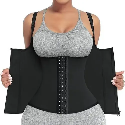 FeelinGirl Women Corset Vest Cincher Trimmer  Sport Girdle with Steel Bones Workout Shapewear with Adjustable Shoulder Strap Trainer Waist Trainer Bustier Fits newarrivals SohoChic