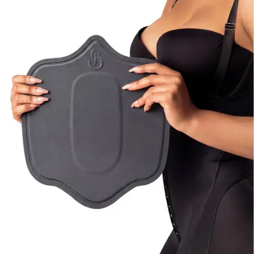 SNATCHED BODY | Ab Board Max | Maximum Coverage Abdominal Board | Firm Even Pressure | Ergonomic Shield Shape | Flat Tummy Support | Body Contouring Faja Accessory | No Mark Foam