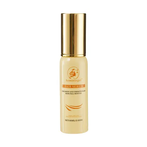 Aomimegel Moroccan Cold-Pressed Argan Oil Hair Serum, 60ml Natural Haircare Repair Treatment, Nourishing Non-Greasy Solution to Hydrate Control Frizz for Dry Damaged Hair,sohochic