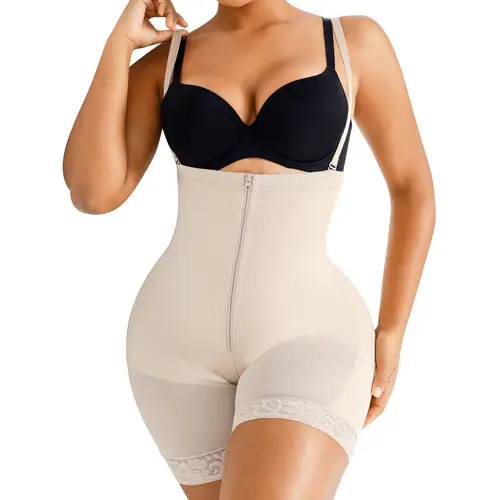 Shapellx Firm Tummy Control With Butt Lifter Shapewear Womenswear Basic Fajas Colombianas Zipper