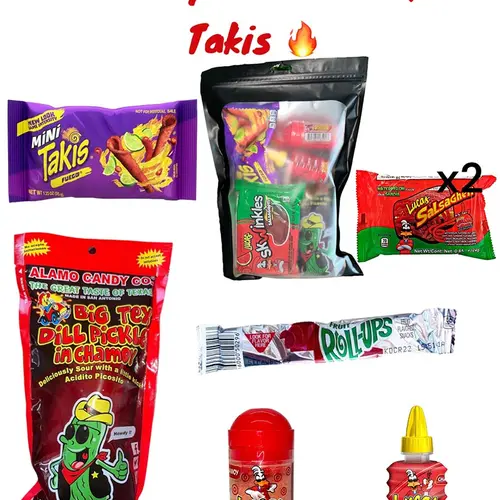 Chamoy Pickle Kit W/ Takis Instant Food Snack