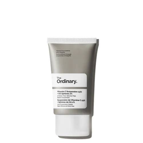 The Ordinary Vitamin C Suspension 23% + Hyaluronic Acid Spheres 2%, Serum with Pure L-Ascorbic Acid, 1 Fl Oz