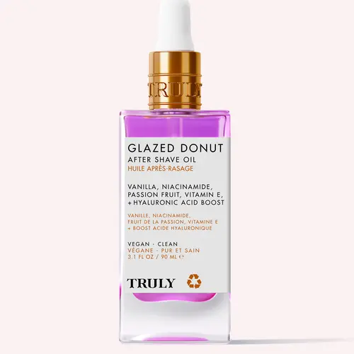 Glazed Donut Brightening Oil – Discoloration-Fighting Treatment – Brightens Dull, Uneven Skin with Vitamin E, Niacinamide & Hyaluronic Acid – Deeply Hydrates, Minimizes Ingrowns & Enhances Radiance on Legs, Underarms & Bikini Line – Vanilla Glaze Scent
