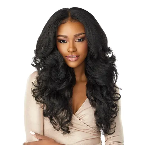 Sensationnel HD Lace Front Hyperrealism Wig - Cloud 9 What Lace 13X6 Latisha, Curly Hair, Realistic Illusion Hairline, Natural Density, Synthetic Wigs for Women, Protective Hairstyles, Unisex