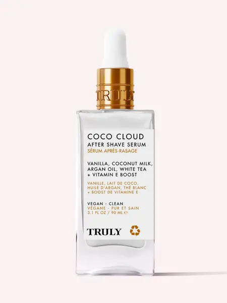 Coco Cloud After Shave Serum – Post-Shave Ingrown Hair and Hyperpigmentation Fighting Body Serum – Soothes Redness and Inflammation with Argan Oil, White Tea & Coconut Milk – Fades Dark Spots and Calms Skin – Coconut Vanilla Scent
