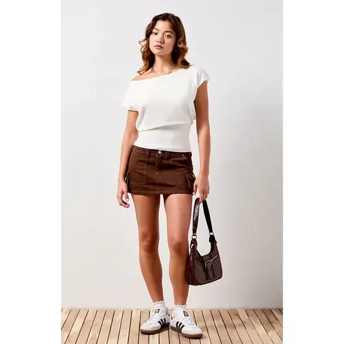 Your Favorite Women's Eva Short Sleeve Sweater T-Shirt