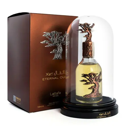 Lattafa ETERNAL OUD Unisex Amber Vanilla Floral EDP Perfume - Alcohol-Based, 3.4Oz(100ml) Single Item, Long-Lasting Scent - Ideal Boyfriend Birthday Gift for Guys, Mens Gifts
