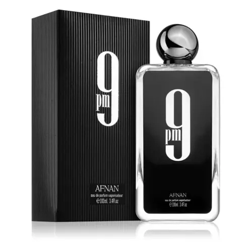 9PM Eau de Parfum Spray 100ml (3.4 oz) by Afnan – Long Lasting Arabian Perfume for Men & Unisex