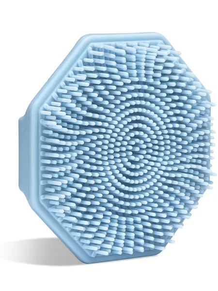 Sud Scrub Face Scrubber – Antimicrobial Silicone Facial Cleansing Brush for Acne, Blackheads, Pores & Sensitive Skin | Exfoliating Face Cleanser Tool for Oily Skin, Dead Skin Removal, Deep Clean, Skincare Tool for Men & Women