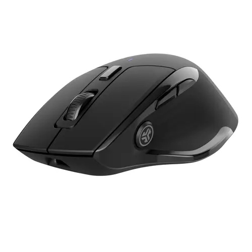JBuds - Multi-Device Full-Size Wireless Mouse - Bluetooth & USB Dongle Connectivity - 7 Silent Buttons - Ergonomic Design - Rechargeable - Compatible with Windows, Mac OS, Chrome OS