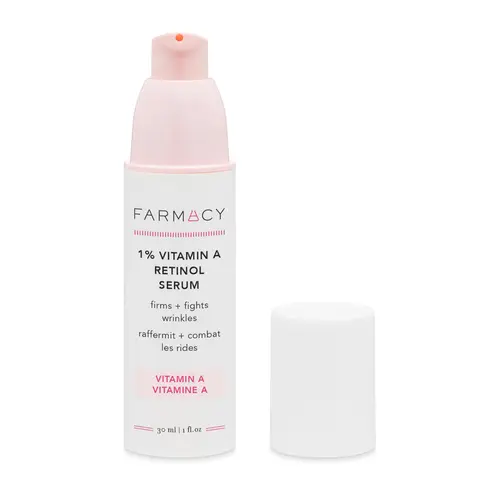 Dual Retinoid Serum 1%, Hydrating Anti-Wrinkle Treatment with Raspberry Extract for Firm, Refreshed Skin, All Skin Types, 30ml