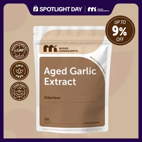 Micro Ingredients Odorless Aged Garlic Extract Softgels