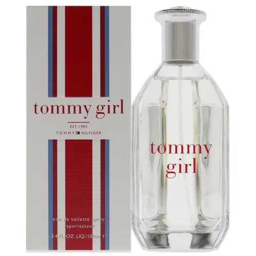 Tommy Girl by Tommy Hilfiger for Women - 3.4 oz EDT Spray, Floral Fruity Perfume, Juicy Blackcurrant & Honeysuckle