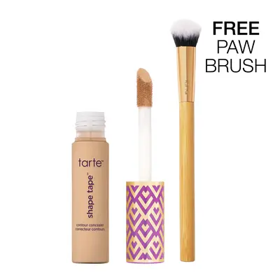shape tape™ concealer - full-coverage formula with natural matte finish