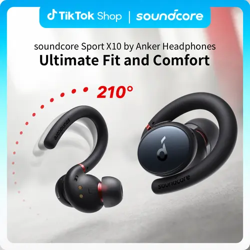 soundcore Sport X10 by Anker - True Wireless Bluetooth 5.2 Gym Headphones with 22 EQ Presets & BassUp Technology #tiktokshopsummersale