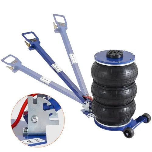【toolupgrade】VEVOR Air Jack with Adjustable Handle Max 5 Ton/11000 lbs Triple Bag Air JackAirbag Jack with Six Steel PipesLift up to 18.5 inch/470 mm3-5 s Fast Lifting Pneumatic Jack for CarGarageRepair, Automotive Maintenance Tools, Vehicle Lift, Cars Ja