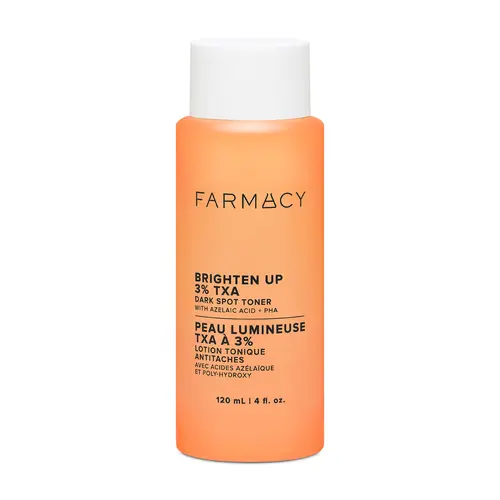 Farmacy Beauty Brighten Up 3% TXA Dark Spot Correcting Toner - Gentle Daily Liquid with Azelaic Acid, Inulin, Fructose for Brightening, Evening Out Skin Tone & Texture, Facial Skincare Product