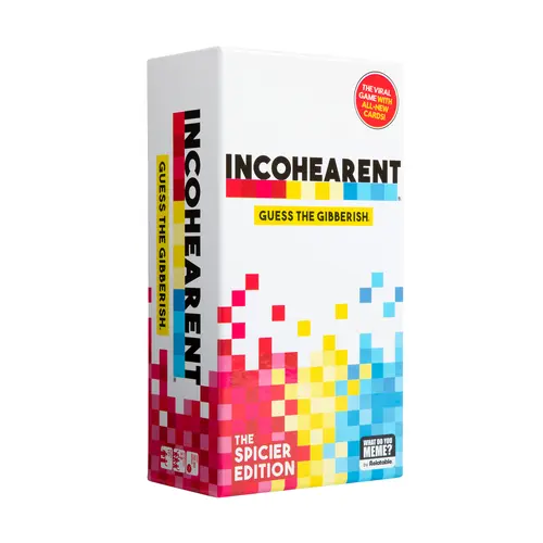 Incohearent by Relatable – Guess the Gibberish Party Game for Adults, Funny Card Game Activity for Groups, Bachelorette Party Favorite, Summer Fun for Game Night, Travel-Friendly with 300 Cards