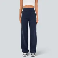 【Creator‘s Pick】Halara DayStretch High Waisted Pockets Straight Leg Casual Pants #BackToSchool