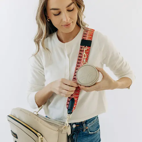 TushBaby Crossbody Strap – Stylish Decorative Strap Accessory for Hip Seat Carrier
