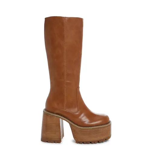 Vintage Soul Knee High Boots - Light Brown