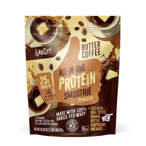 Butter Coffee Protein Smoothie Beverage