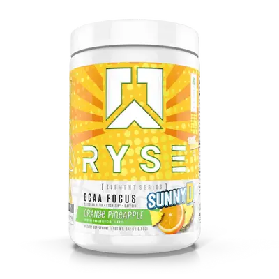 RYSE BCAA Focus Powder for Men and Women - BCAA Energy Supplement with Electrolytes, Natural Caffeine & Cognizin Supports - 30 Servings