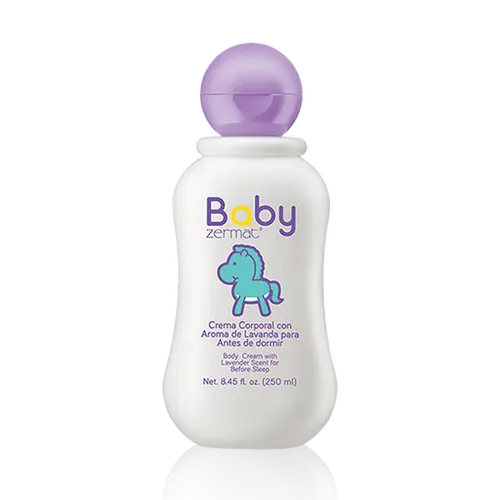 Zermat USA Baby Body Cream With Lavender Scent 8.45 Fl Oz Gentle Moisturizing Formula for Soft Smooth Skin and Restful Sleep