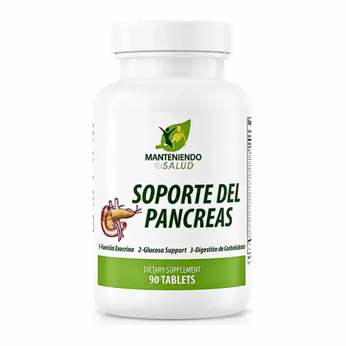 Manteniendo Tu Salud Soporte del Pancreas, Bitter Melon, Nopal Cactus, Dietary Supplement Sugar Control Supplement for Blood Sugar Control, 90 Tablets, Non-GMO