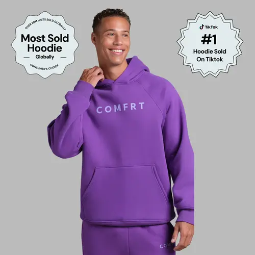 Comfrt | Tranquil Hoodie | Oversized Pullover Sweatshirt Heavyweight Fleece Fabric For Men & Women