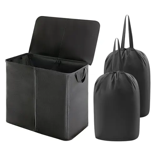 Lifewit Large Laundry Hamper Basket with 2 Removable inner Bags and Lid - Foldable Design, Reinforced Handles, Ideal Gifts & Bedrooms, Dorms  Laundry Basket #SummerVibes