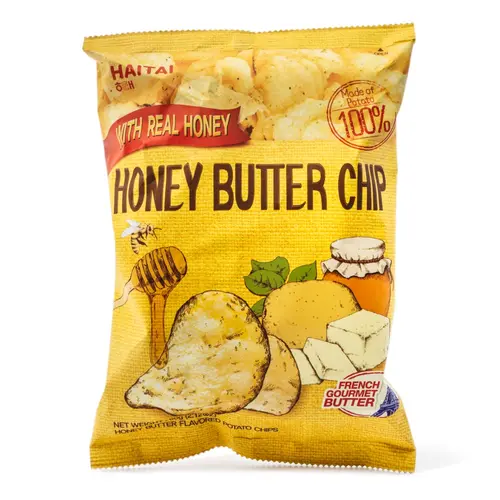 Haitai Honey Butter Chips 2.12oz/pack, Delicious Snack