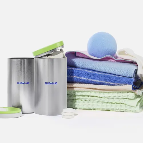 Blueland Laundry Essentials Kit, Eco-Friendly Washing Detergent Tablets, Oxi Booster Stain Remover & Wool Dryer Balls