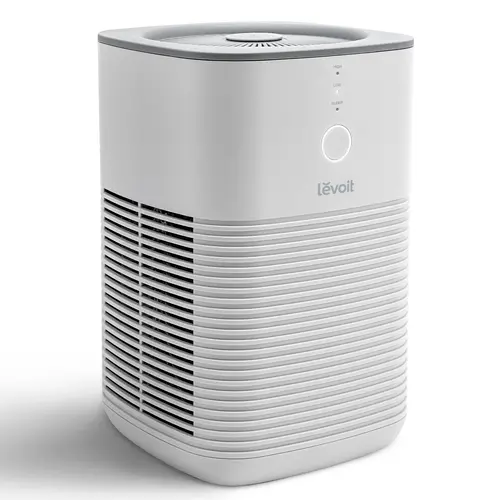 Levoit LV-H128 Compact Air Purifier - Touch-Controlled Home Appliance with Fragrance Sponge, Essential Oil Compatibility, Home Decor Fit, Baby-Safe for Bedrooms, Living Rooms - Removes Smoke, Allergens, Odors, Dust, Supports Stress Relief, Allergy Relief