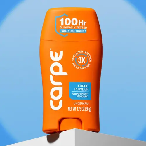 Carpe Antiperspirant Deodorant - Clinically Tested 100-Hour Sweat & Odor Control - Quick-Drying, Non-Greasy Deodorant for Men & Women - No Baking Soda or Parabens