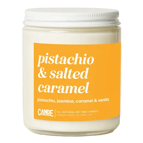 Pistachio & Salted Caramel Candle